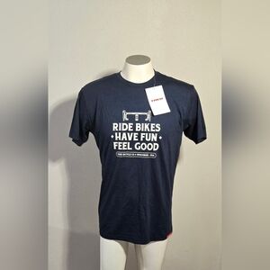 Navy Blue Graphic T-Shirt for Men